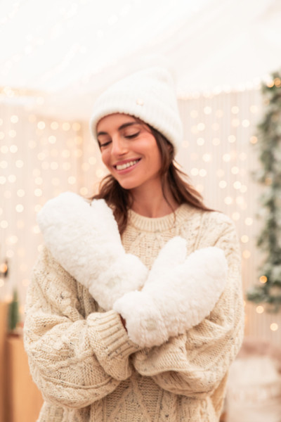 JARI Écrues - Moufles Fourrées