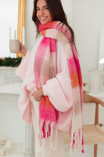 CLÉOPHÉE Fuchsia - Écharpe...