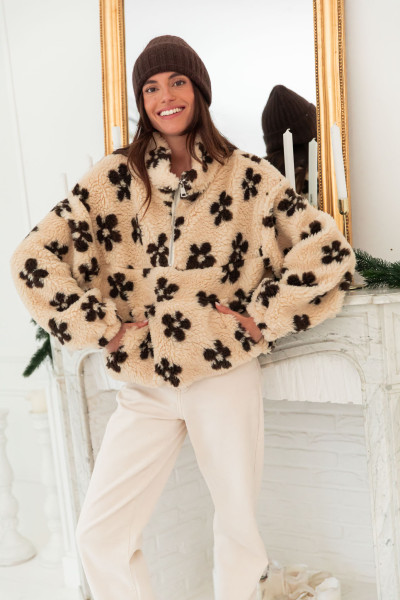 ZOÉ Choco/Écru - Sweat...