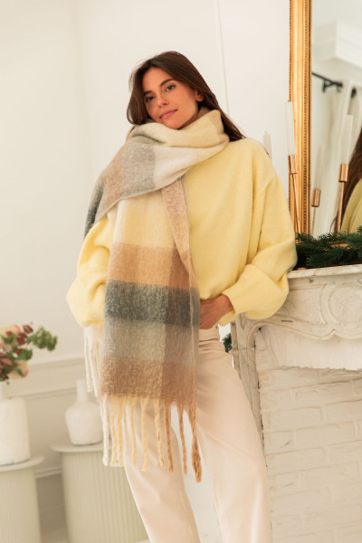 CLÉOPHÉE Grise/Jaune -...