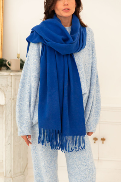 GINA Bleu Roi - Écharpe...