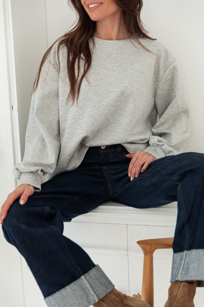 LUIGI Gris - Sweat Loose