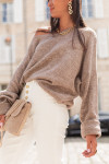 DOUCEUR Taupe - Pull Loose