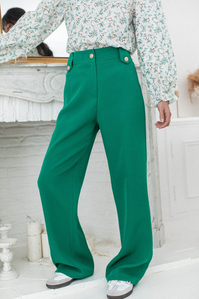 LOUIS Vert - Pantalon Large