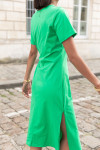 MARILOU Verte - Robe Longue
