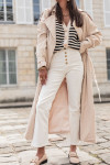 OLYMPE Blanc - Jean Cropped Flare