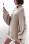 FLOCON Taupe - Maille Oversize