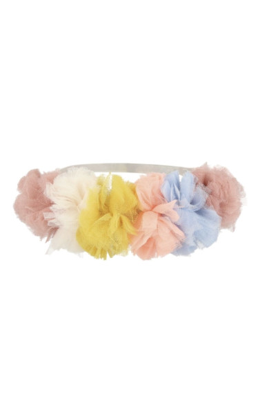 Couronne Pompons Tulle -...
