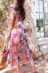 ALYSSA Multicolore - Robe Longue
