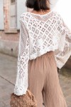 FENZA Blanche - Blouse Crochet