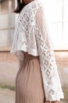 FENZA Blanche - Blouse Crochet