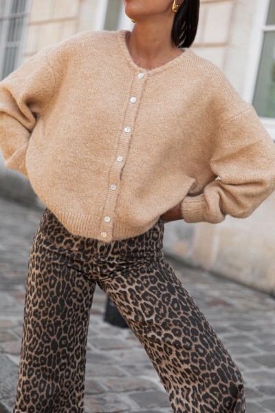 ALI Biscuit - Gilet Laine