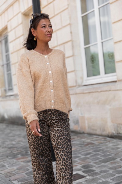 ALI Biscuit - Gilet Laine